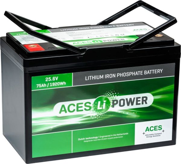 ACES LITHIUM LIFEPO4 scootmobiel accu 75AH (24V)
