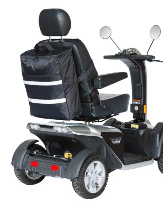 Zorgtrader Scootmobiel boodschappentas met veiligheidsreflectie