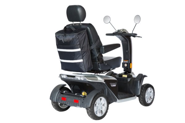 Zorgtrader Scootmobiel boodschappentas met veiligheidsreflectie