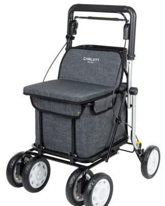 Carlett Boodschappen Rollator Antraciet Carlett Lett900