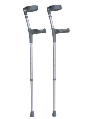 Excel Elleboog krukken grijs (per paar)