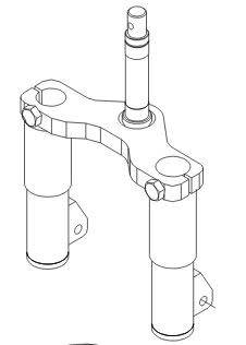 Fortress Calypso Voorvork Fortress Calypso - Tweedehands