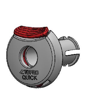 Topro Quick Release met lager, (klik systeem voor wiel) Topro Troja 5G / ATR