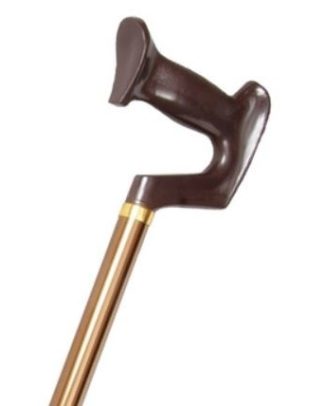 Able2 Verstelbare aluminium wandelstok brons
