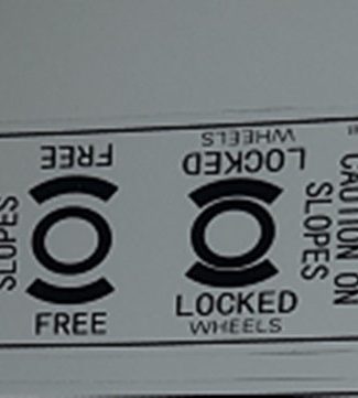 Afikim Afikim sticker label EM Brake releas - Breeze S alle modellen