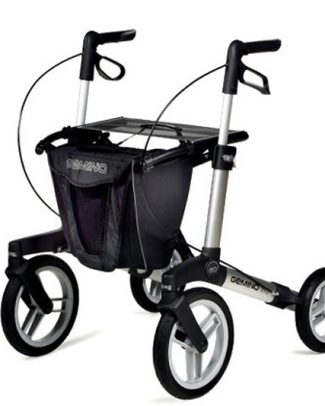 Gemino Gemino 60 M zilver rollator met extra grote wielen