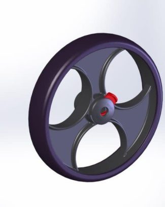 Topro Gripwiel voor Topro troja 2G vanaf 2015 - voorwiel