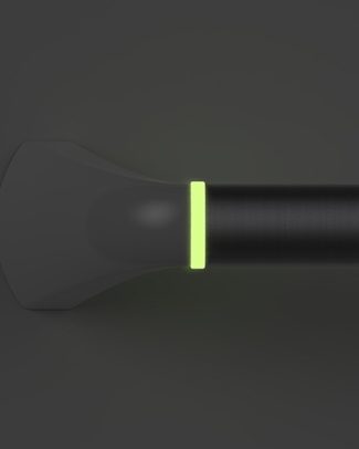 Secucare Glow in the dark afsluitdop voor wandbeugel.