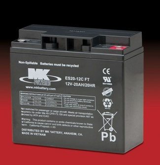 MK Battery 20AH AGM accu voor uw scootmobiel