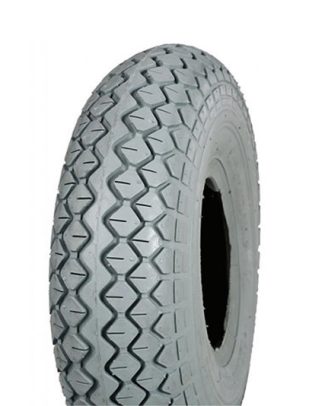 Silema Scootmobiel buitenband met blokprofiel (4.10 / 3.50 x 5 Grijs C-156)