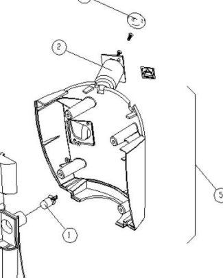 Fortress Calypso Console achterkap compleet Fortress Calypso (Nr.5)  - Tweedehands