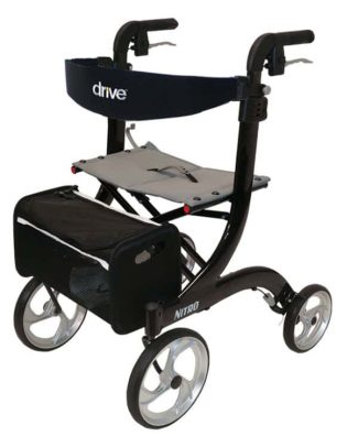 Drive rollator nitro - zwart - Gebruikerslengte: 1.60m - 1.80m