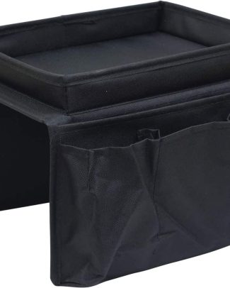 Aidapt - Armleuning stoel organizer - 6 vakken - Zwart