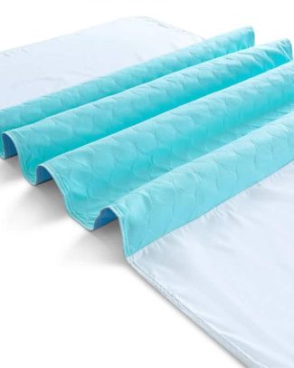 Aidapt wasbare incontinentie bedonderleggers - Set van 2 met instopflappen