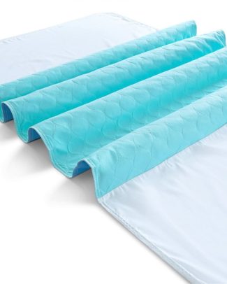 Aidapt wasbare incontinentie bedonderleggers - Set van 2 met instopflappen