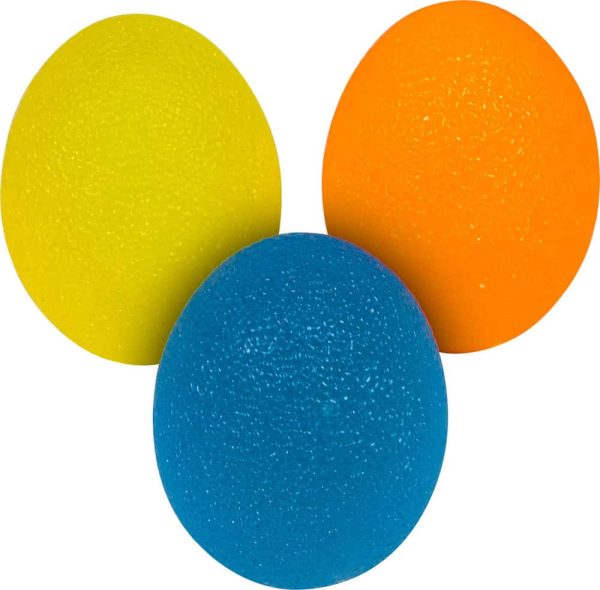 Aidapt Stressverlichtende Ballen ovaal (ei-vorm) - pak van 3