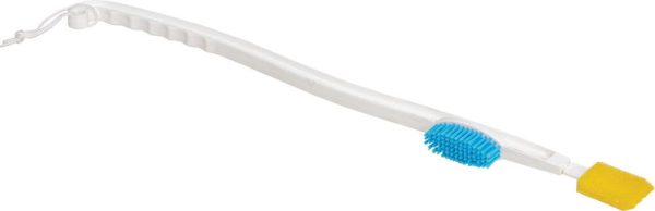 Aidapt teenreiniger met lange steel (60cm) en borstel