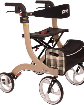 Drive premium rollator Nitro - Champagne - Medium