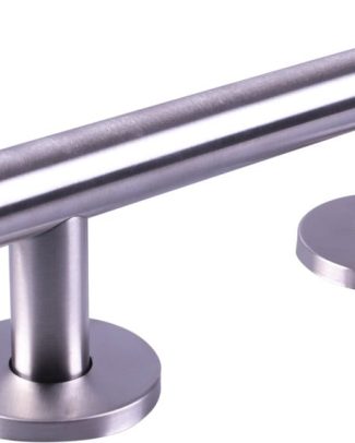 Aidapt RVS Rechte Steungreep Geborstelde Afwerking - 35,5 cm