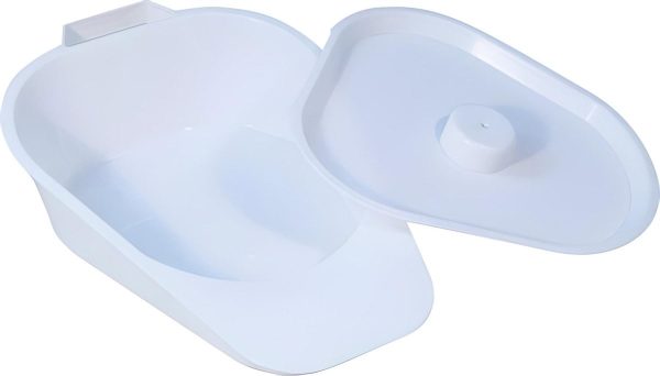 Aidapt - Bedpan - Lichtgewicht plastic - Afneembare deksel