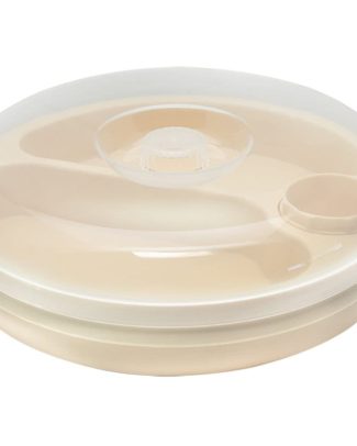 Sundo warmhoudbord met deksel – 22 cm, geschikt voor magnetron