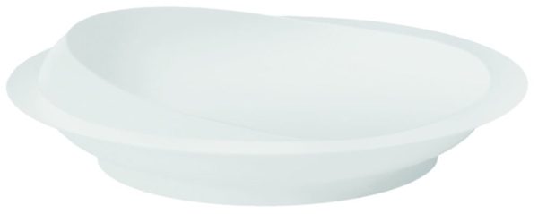 Aidapt antislip bord met zuignap- Verhoogde achterrand - Wit