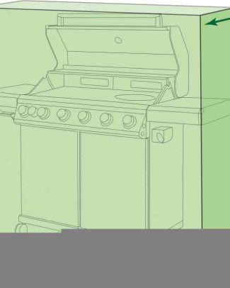 St Helens Home and Garden - Waterdichte 6-brander Grill Cover
