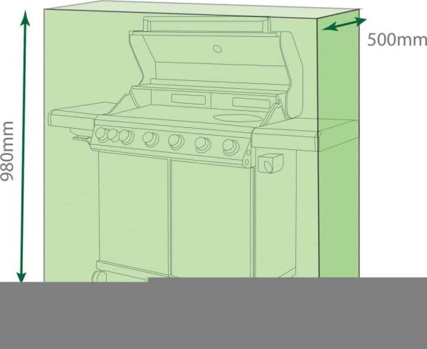 St Helens Home and Garden - Waterdichte 6-brander Grill Cover