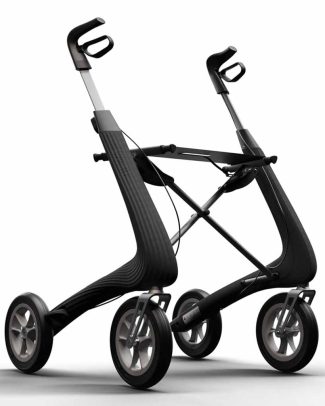 Rollator Nordic Pioneer (5,9 kg) | Kies uw kleur : Zwart | byAcre