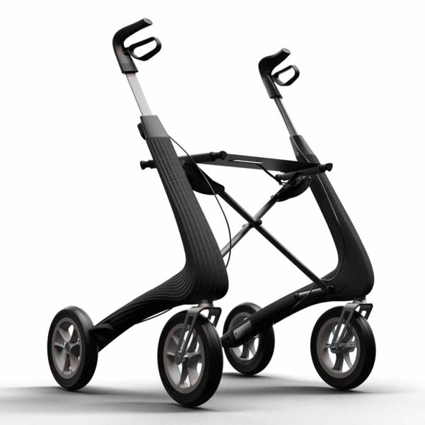 Rollator Nordic Pioneer (5,9 kg) | Kies uw kleur : Zwart | byAcre