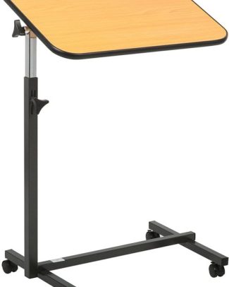 Careline bedtafel met wielen Beuken- blad 60,5x40.5cm