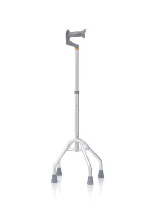 Moretti vierpoot eifel wandelstok aluminium - groot onderstel