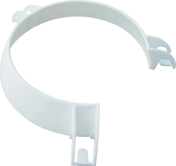 Sundo bordrandverhoger met klemmen – wit