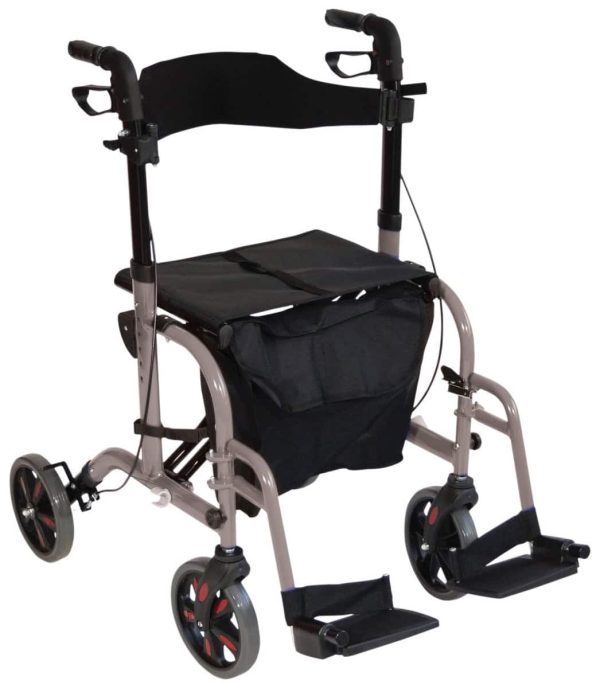 Aidapt rolstoel - rollator - grijs