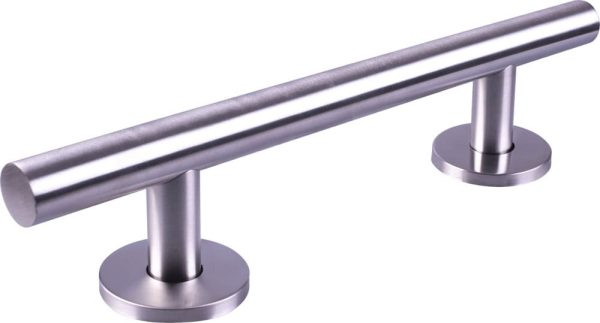 Aidapt RVS Rechte Steungreep Geborstelde Afwerking- 48 cm