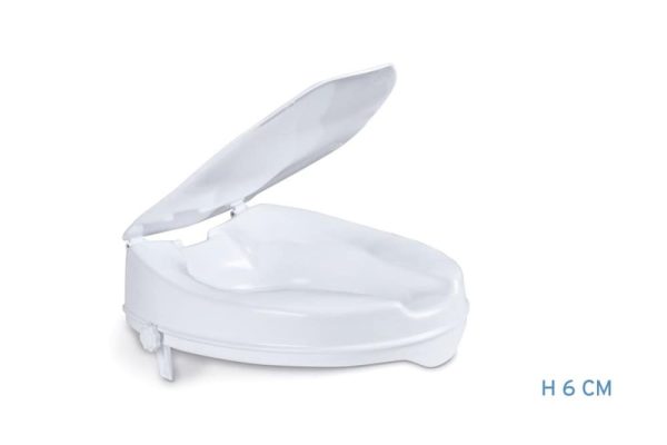 Moretti toiletverhoger - 6 cm hoog met deksel