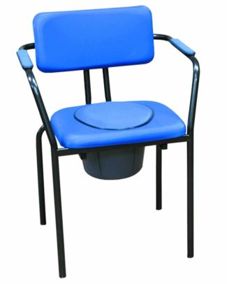 Toiletstoel Club | Blauw | Zithoogte: 50 cm | Zachte zitting | Po-stoel | WC stoel | HE320023