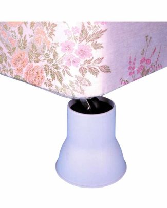 Verhogers stoel & bed | Set van 4 | Hoogte 14 cm | Bedklossen | Wit | PR60740
