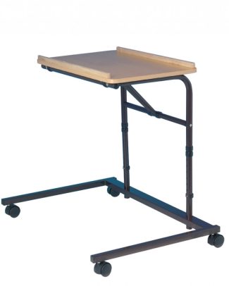 Stoelleestafel | Verrijdbaar | Met opstaande rand | Tafelblad: L 60 x B 40 cm | Verstelbaar | PR60195