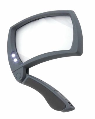 Opvouwbaar vergrootglas met led verlichting - Vergroot 2 maal - Incl. batterijen