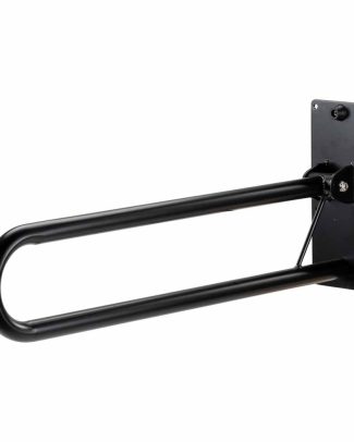 Toiletbeugel opklapbaar 76 cm - Mat zwart