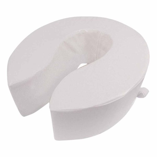 Toiletkussen 15 cm | Toiletverhoger | Zachte zitting toilet | Kleur: Wit | Afmetingen 41 x 35,5 cm