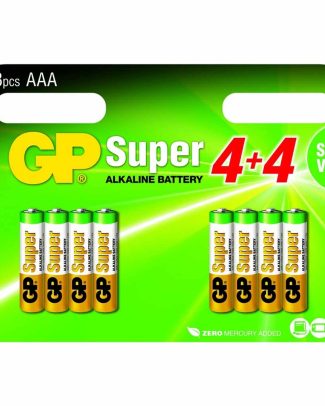 AAA batterijen multipack - 8 stuks | GP | Alkaline | GP0080