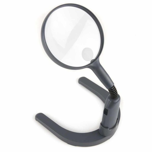Vergrootglas staand met led-verlichting - 11cm diameter - x2/x3,5