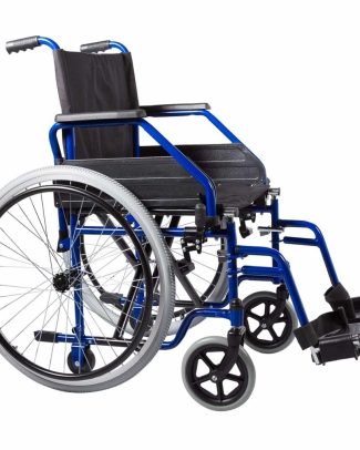 Rolstoel opvouwbaar blauw (21 kg) | Able2 | Zitbreedte 45 cm | Opvouwbare rolstoel | Kleur Blauw | PR32150