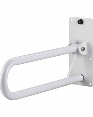 Toiletbeugel opklapbaar 56 cm, Wit (Buitenkansje)