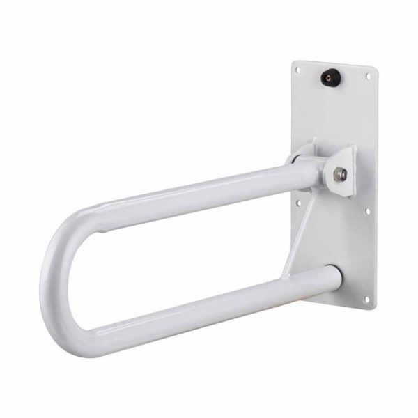 Toiletbeugel opklapbaar 56 cm, Wit (Buitenkansje)