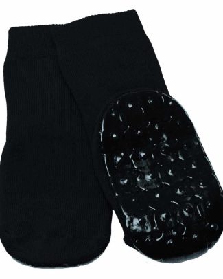 Anti-slip sokken | Kleur: Zwart | Maat: 35 - 38 | Rubberen onderlaag | Wasmachine wasbaar | Able2