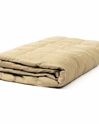 Verzwaarde Deken katoen Beige | Maak een keuze : 140 x 200 cm katoen 4 kg