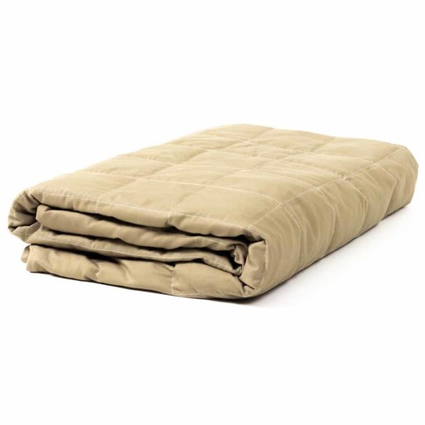 Verzwaarde Deken katoen Beige | Maak een keuze : 140 x 200 cm katoen 6 kg